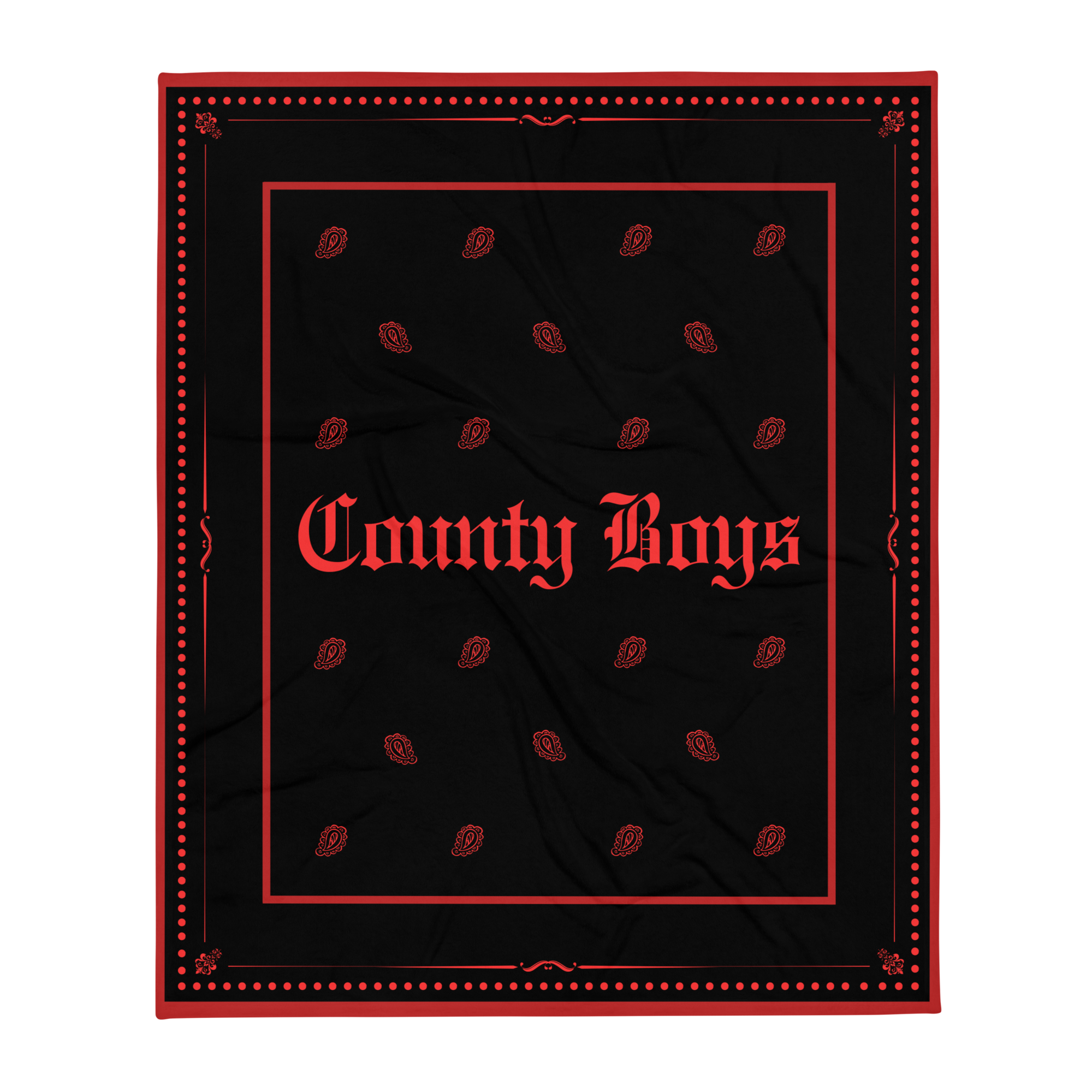 County Boys bandana blanket